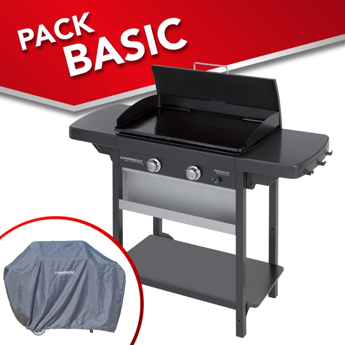 Plancha EX + housse de protection Campingaz Shop Plancha Extérieur gaz