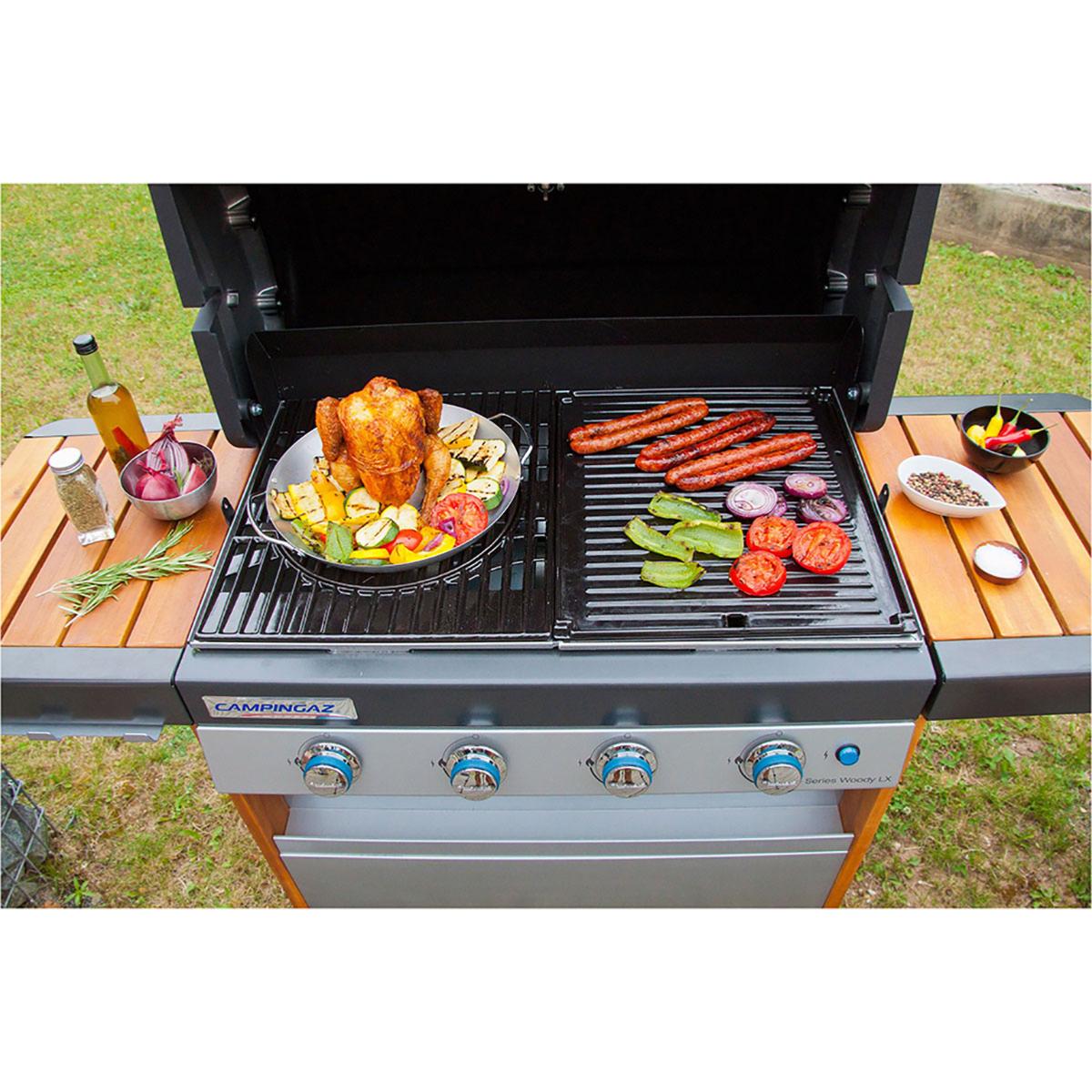 Plat de cuisson vertical CAMPINGAZ - CULINARY MODULAR - pour barbecue -  inox - 31x7cm - Espace Bricolage