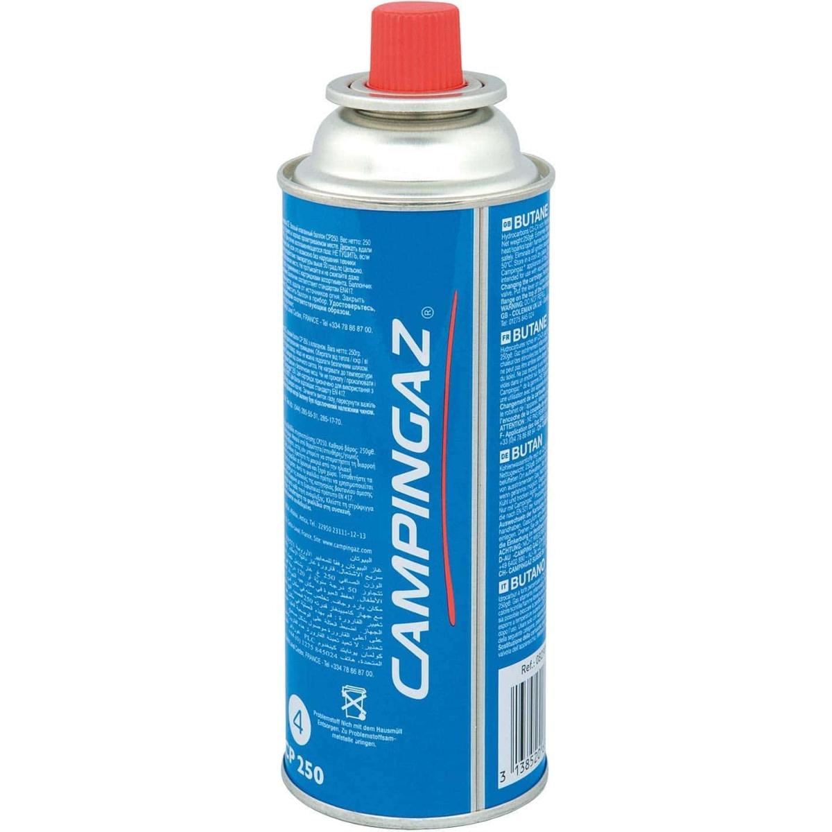 Campingaz CP 250 Lot de 10 cartouches de gaz à valve, mélange isobutane :  : Sports et Loisirs