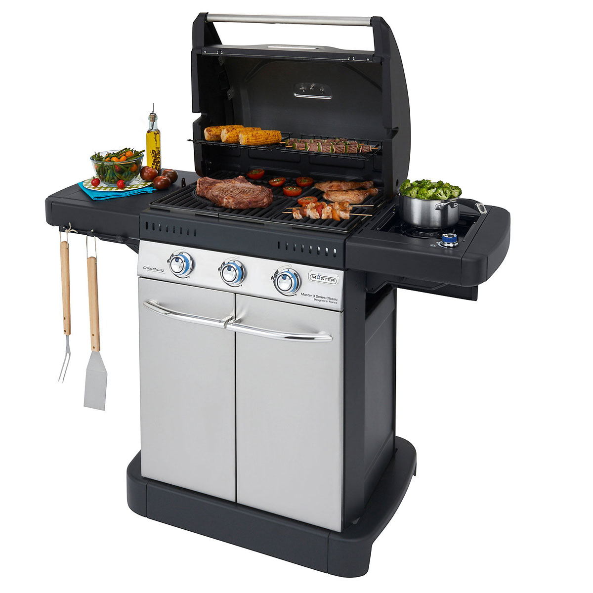 Barbecue à gaz MASTER 3 séries Classic S Campingaz Shop