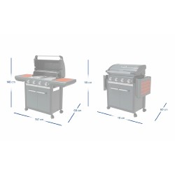 BARBECUE GAZ PREMIUM 4 W 