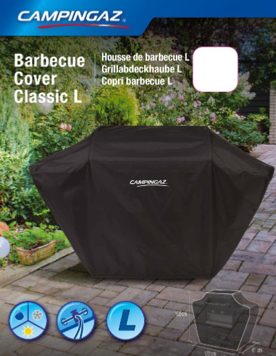 HOUSSE BBQ GAZ L NOIRE HOUSSE BBQ GAZ L NOIRE