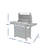 BARBECUE GAZ PREMIUM 4 S