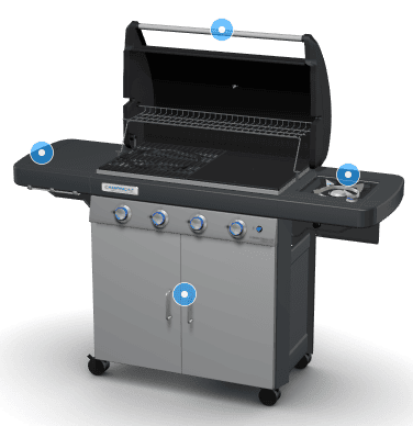 Barbecue gaz Campingaz série 4 Classic LXS