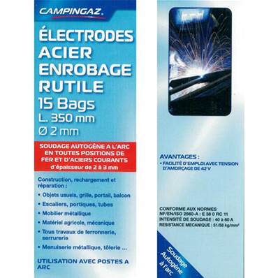 ELECTRODE ACIER D2 15 BAG  