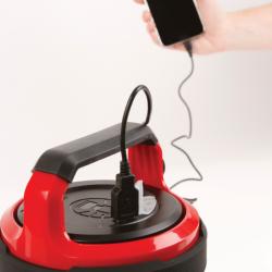 LANTERNE CONQUER SPIN RECHARGEABLE 550 LUMENS RED