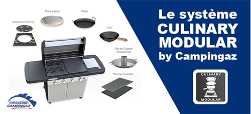 photo d'un barbecue avec le système culinary modular