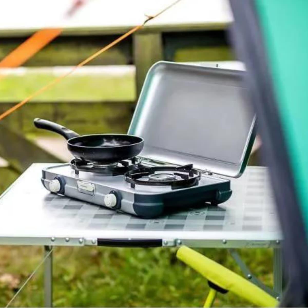 Réchaud 2 feux Camping Cook