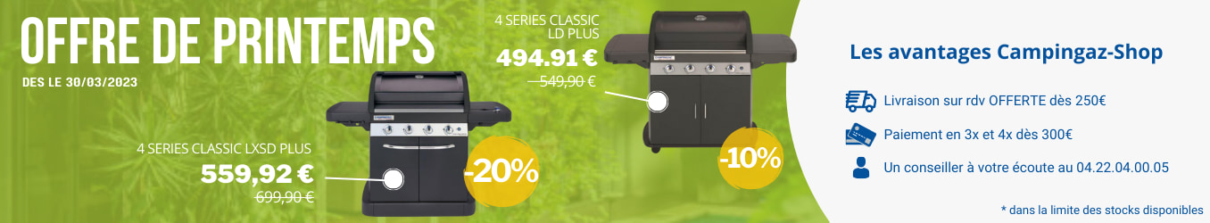 Barbecue  gaz 4 feux Campingaz