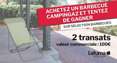 Barbecues Campingaz et offre Lafuma