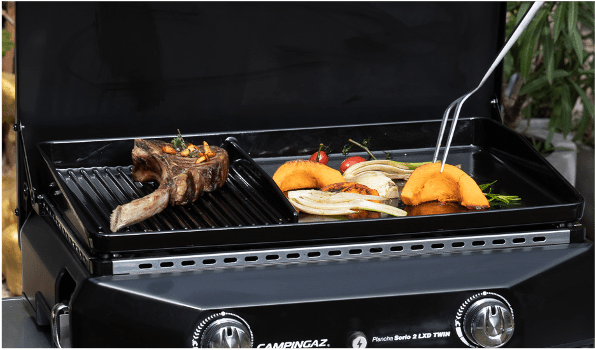 Deux espaces de cuisson bien spars :